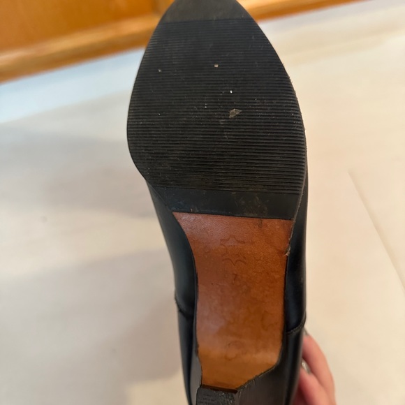 Vintage Leather Wool-Lined Boots Size 7 - Picture 5 of 7